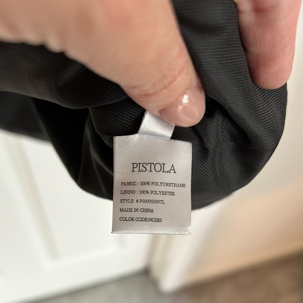 Pistola Black Leather Blazer - Picture 9 of 11